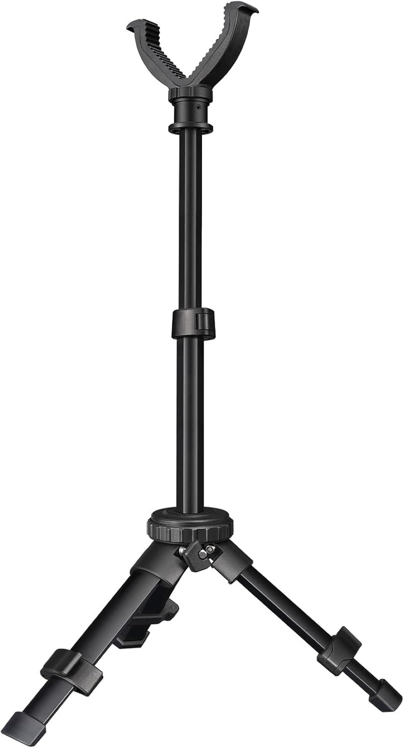 CVLIFE Shooting Rest Tripod - Adjustable Height, 360 Degree Rotation, V Yoke Stand - Portable Rifle Rest for Target Shooting, Hunting and Outdoor Activities - Image 1